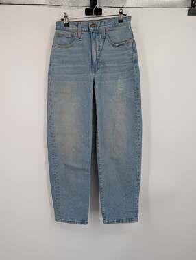 Madewell Size 24 Balloon Jeans Light Wash Comfort Casual Denim Errands Capsule